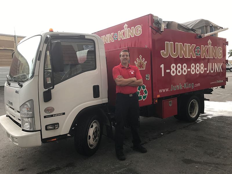 Junk King Franchise Owner, Mike and Carla Seeley.