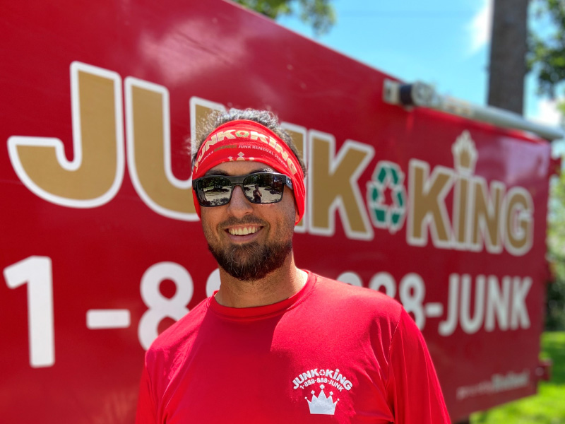 Junk King Franchise Owner, Marcus Ostrowski.