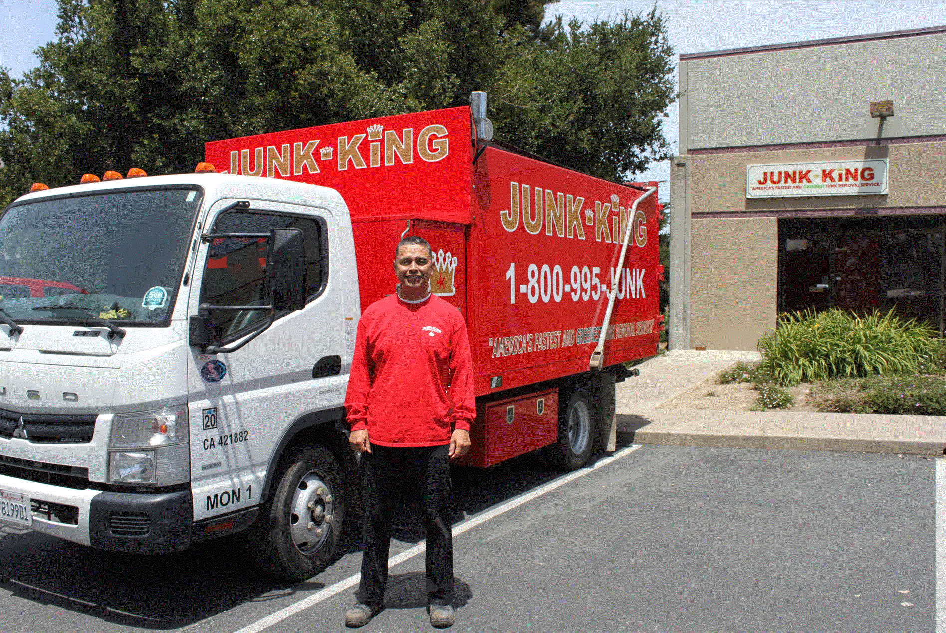 Junk King Franchise Owner, Mario Guzman.