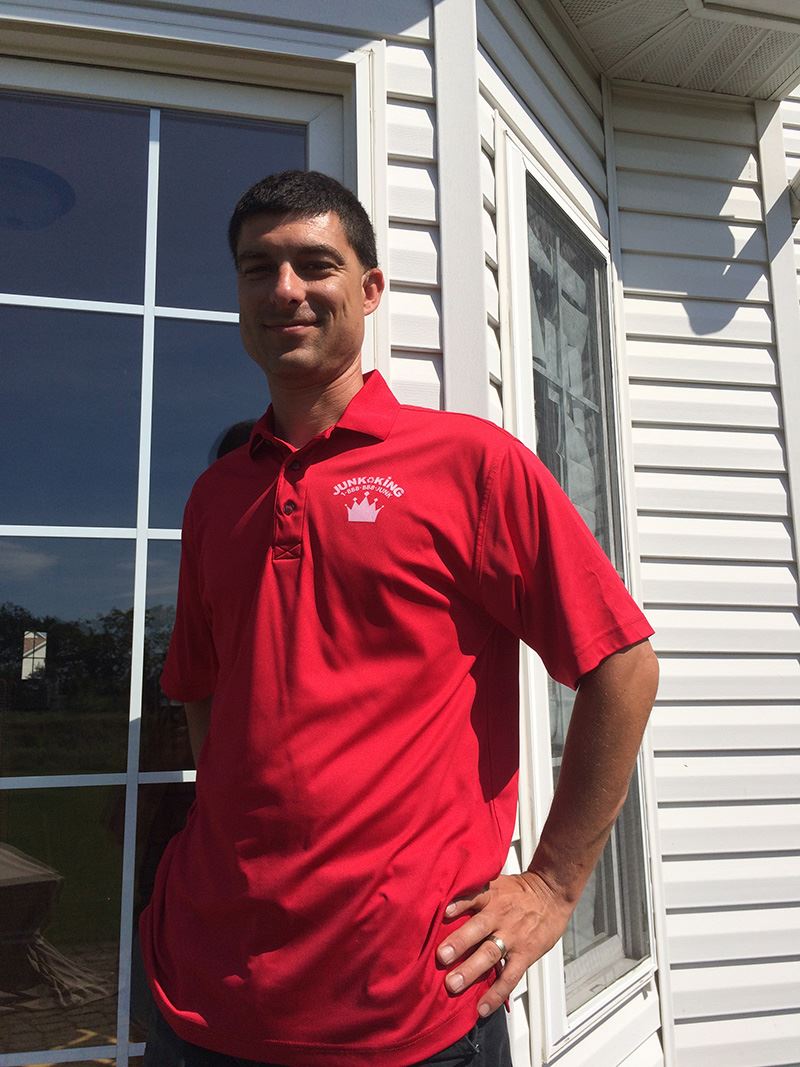 Junk King Franchise Owner, Ivan Baker.
