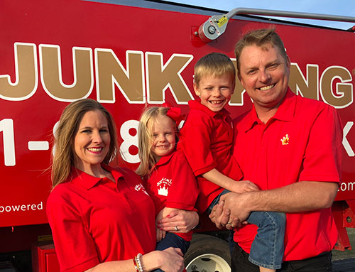 Junk King Franchise Owner, TJ Murray.