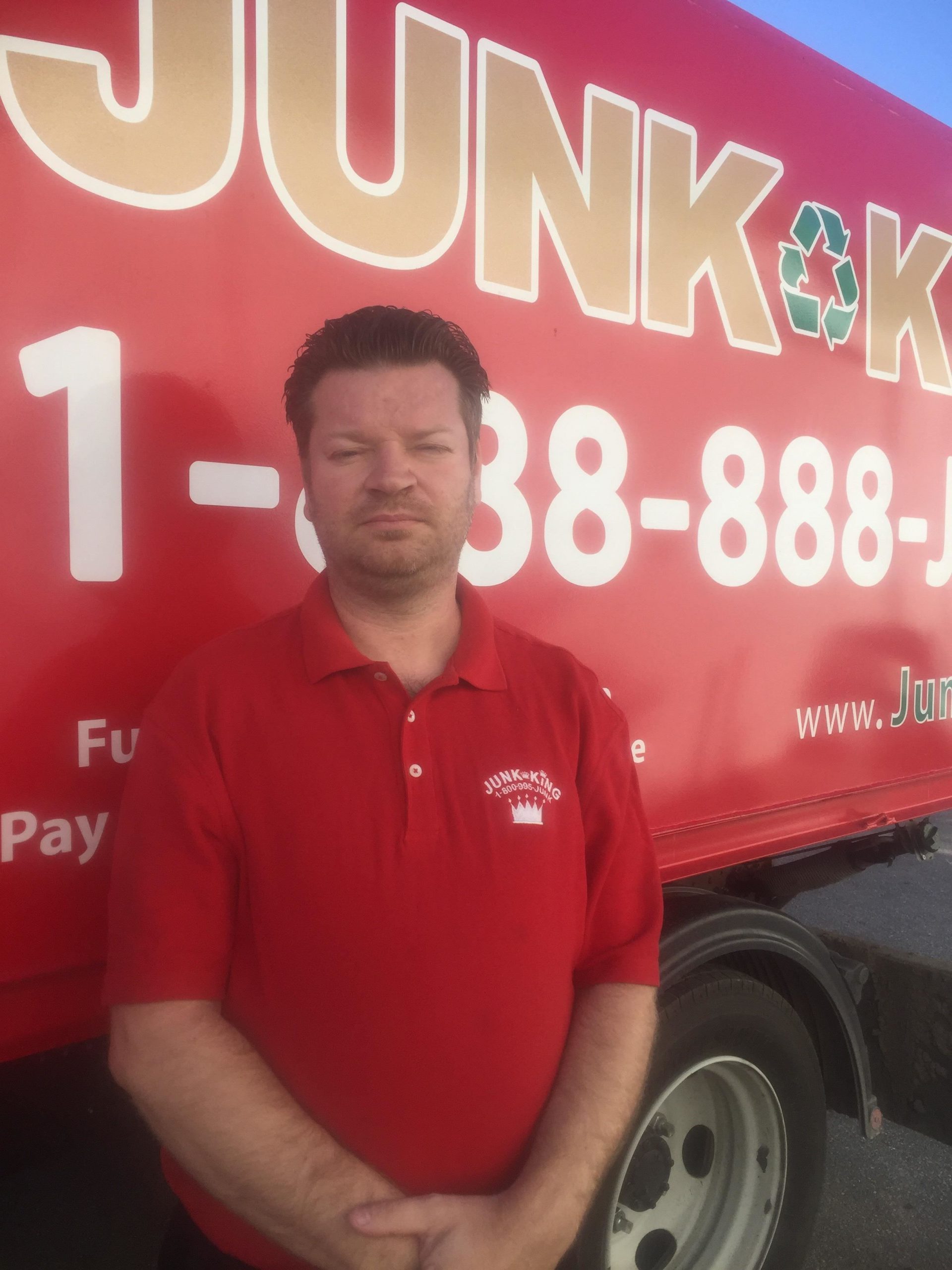 Junk King Franchise Owner, Tomas Jasek.