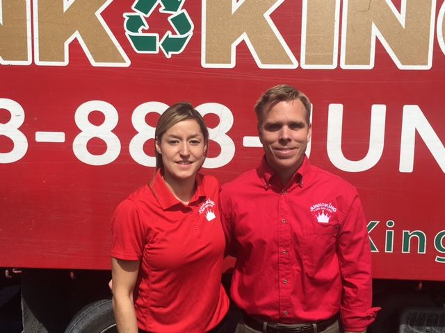 Junk King Franchise Owner, Brandon Martin.