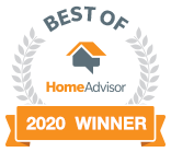 HomeAdvisor 2020 Winner